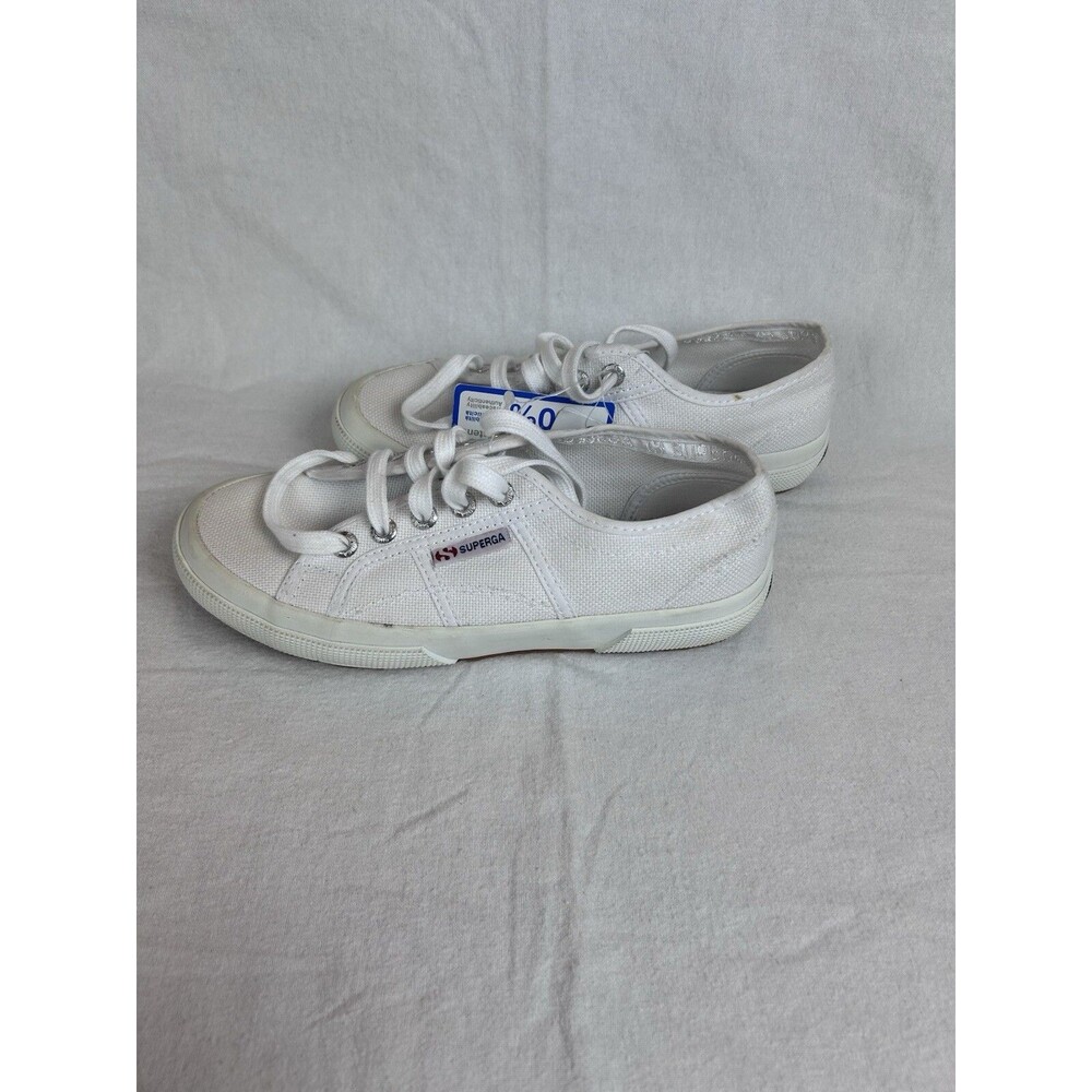 Superga White Canvas Sneaker Cotu Classic Women's Size 6 US, 36 EU